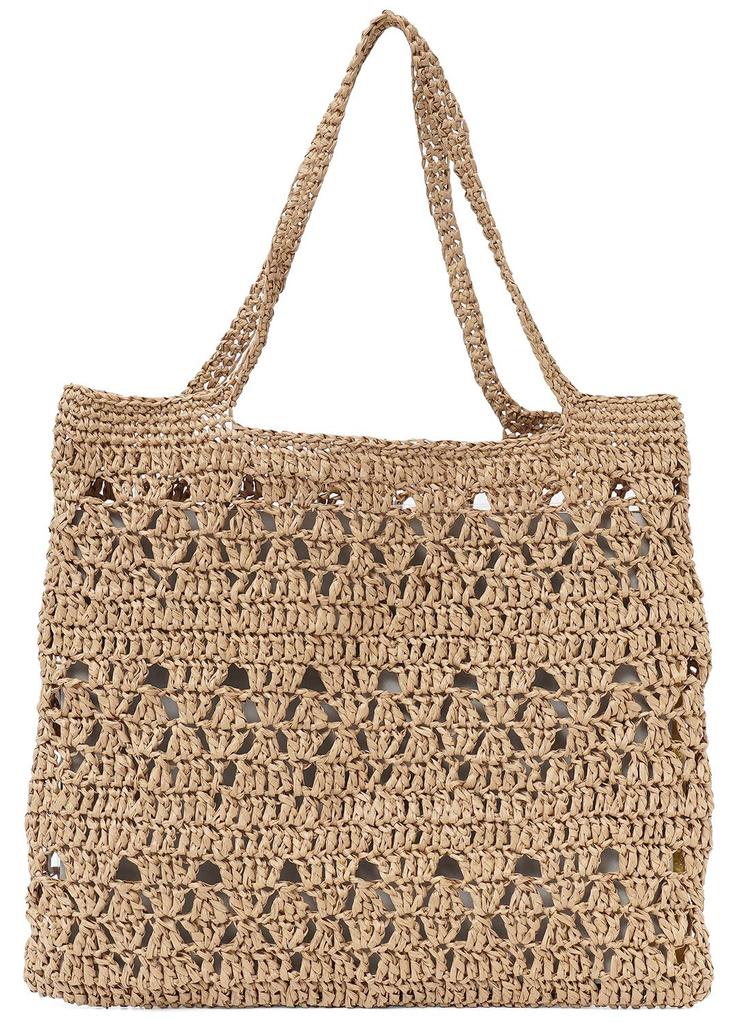 Raw Wool Knitting Kit #6-4 Openwork Flat Bag