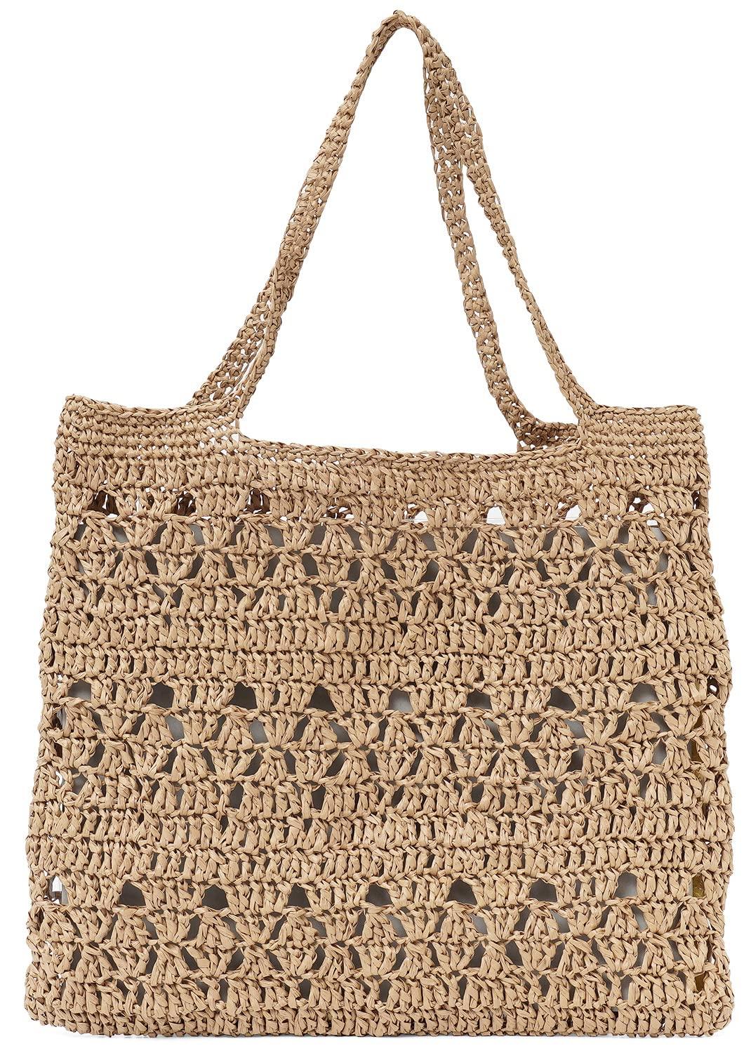 

Raw Wool Knitting Kit #6-4 Openwork Flat Bag