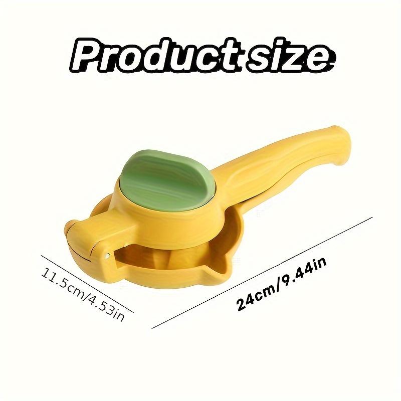 Manual Citrus Juicer - Heavy-Duty PVC Citrus Fruit Press with Non-Slip Base, Large Capacity for Oranges, Lemons, Grapefruits, Pomegranates