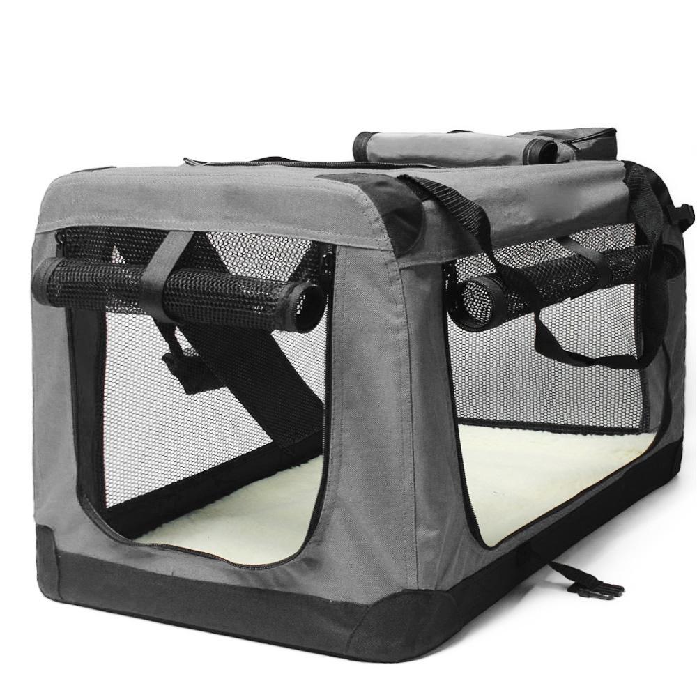 Portable Folding Pet Cage for Dogs and Cats, Medium To Large, Suitable for Travel or Home