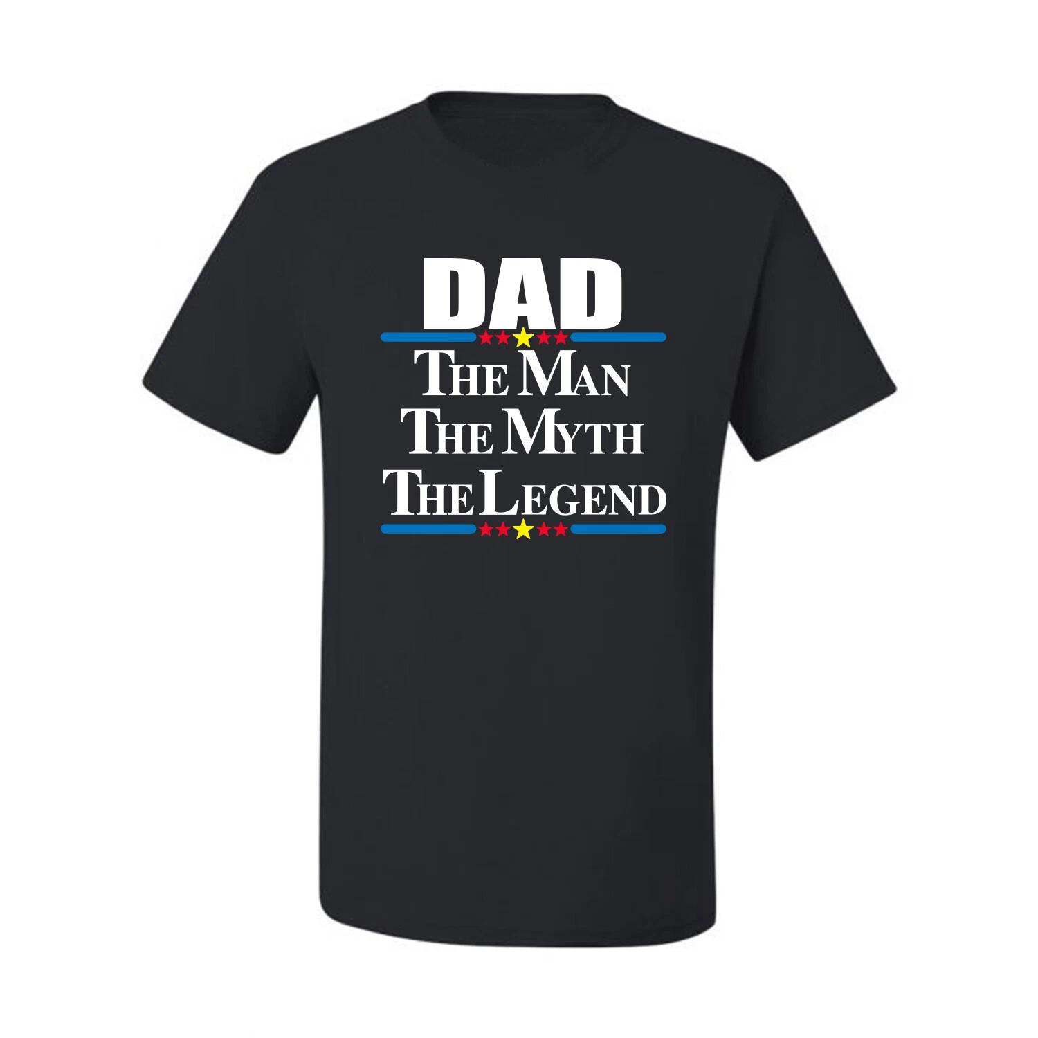 Dad The Man The Myth The Legend Best Daddy Men Graphic T- Shirt 3XL