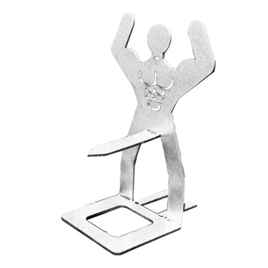 1/4Pcs Stainless Steel Sausage Stand Portable Reusable Standing Man Hot Dog Holder Outdoor Camping Barbecue Grill Accessories