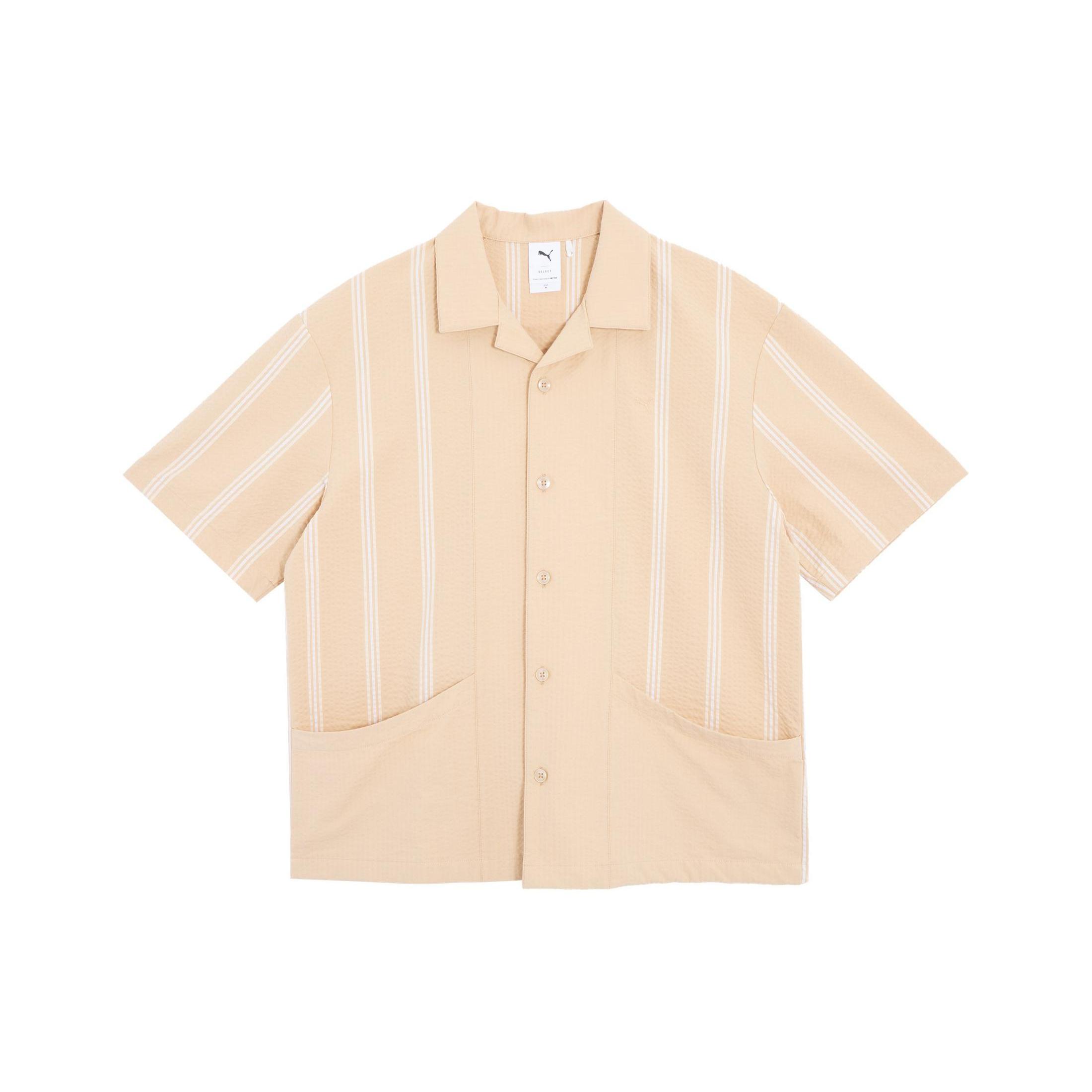 

New PUMA APRES COURT SS24 Shirt Unisex Pine Sand 628231-32 L