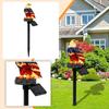 Solar Powered Outdoor Garden Light with Eagle Statue On Stake for Yard Decoration Solar Garden Lamp for Pathway Lawn and Patio Lighting