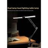 Modern Minimalist Foldable Desk Lamp With Aluminum Clamp And Usb Port For Nail Art And Makeup Work