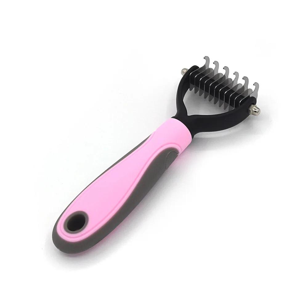 Dog Brush Double-Sided Hair Removal Comb And Hair Removal Tool Used To Remove Mats And Tangles The Best Pet Grooming Brush