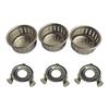 3 Set Universal Pressure Anti-Block Support Set Pressure Cooker Part Stainless Steel Texture for Pressure Cookers
