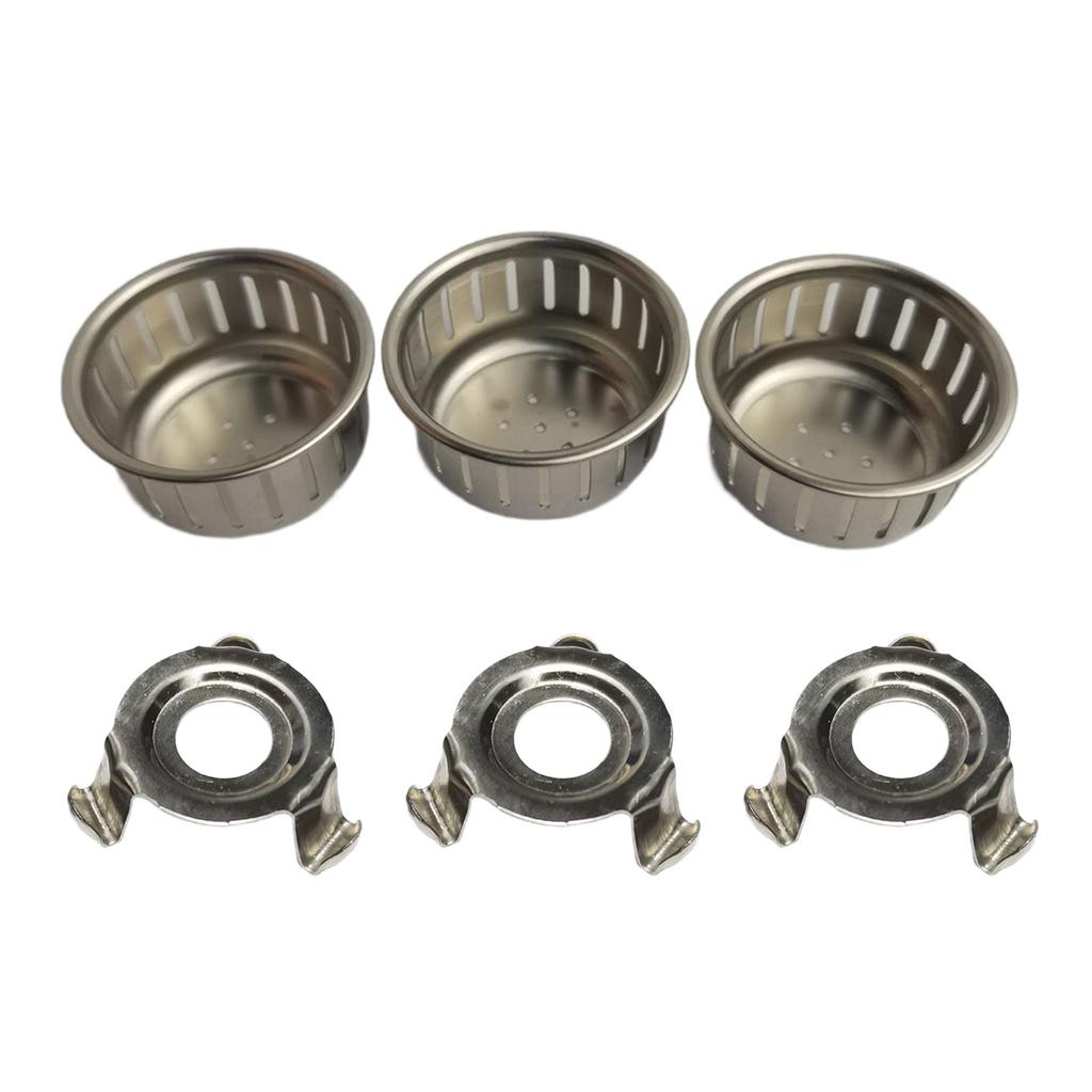3 Set Universal Pressure Anti-Block Support Set Pressure Cooker Part Stainless Steel Texture for Pressure Cookers