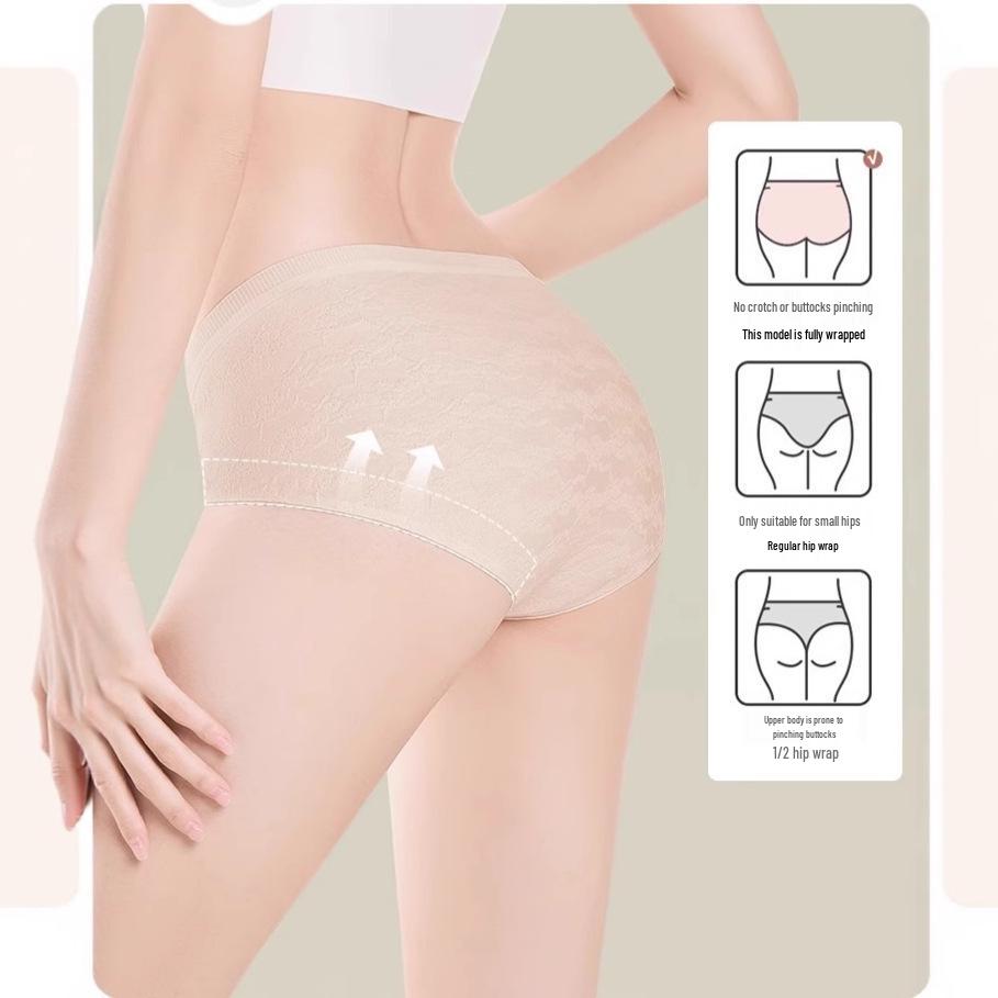 High-Cut Women's Pure Cotton Underwear - 2025 Skin-Friendly No-Ride-Up Briefs