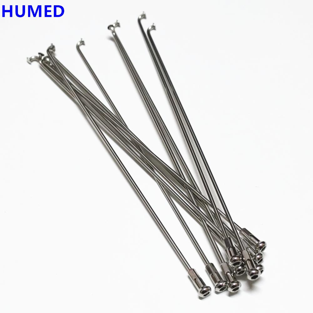 36pcs/lot Customized 12G Motorcycle spokes Diameter 2.5mm 304 Stainless 160-305mm Off-road E-bicycle Motorcycle wheel steel wire