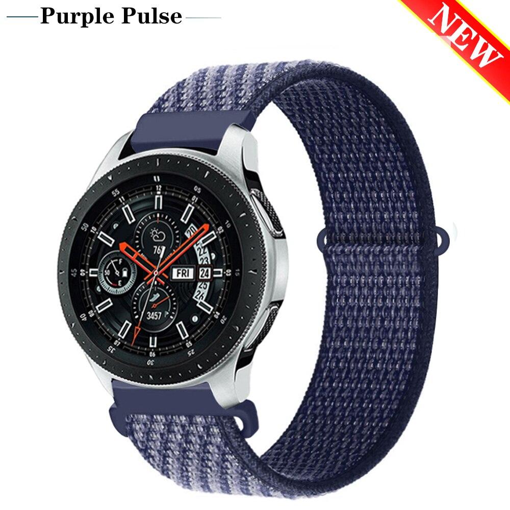 20/22mm band For Galaxy Watch 3/46mm/42mm/active 2 strap Samsung Gear S3 Frontier Sport Nylon Bracelet Huawei watch GT 2 41 45mm