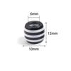 50pcs/lot Barrel Shape Rainbow Striped Resin Beads Big Hole Spacer Beads DIY Bracelet Necklace Jewelry Making Accessories
