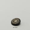 5Pcs Xiaoxiang Retro Style Black Flower Metal Button Sweater Jacket Suit Coat Decorative Versatile Buttons