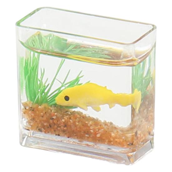 

Миниатюрная фигурка аквариума 3D акриловый мини аквариум настольное украшение модель аквариума для