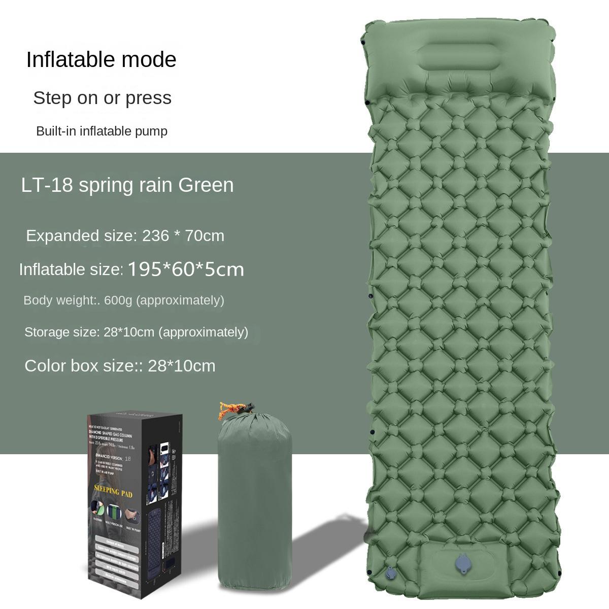 

Новая надувная подушка для кемпинга, портативный складной автомобильный матрас, педаль света, надувная педаль матраса, влагостойкая подушка