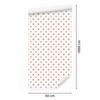 White and cream dots wallpaper, a clear detail for the living room and bedroom 50x1000