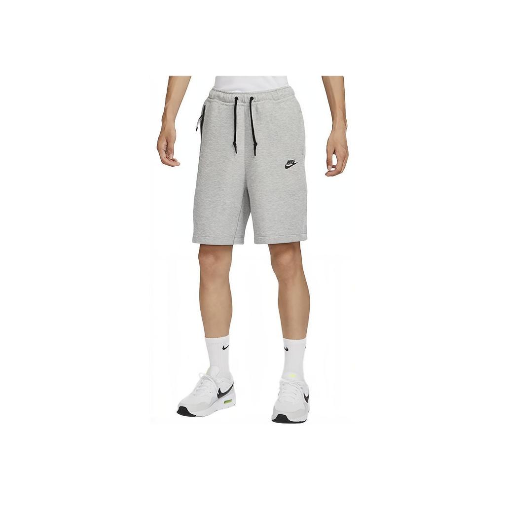 Nike Sportswear Tech Fleece Color Block Logo Drawstring Casual Shorts Men Shorts Gray FB8172-063