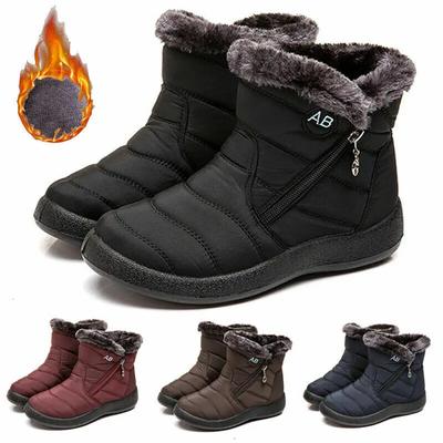 Hohe Qualität Winter Weibliche Schuhe Wasserdichte Frauen Stiefel Winter Schuhe Frauen Mode Plüsch Schnee Stiefel Warme Stiefeletten