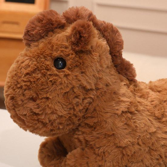 Horse Doll Plush Toy Soft Stuffed Animal Year of The Horse Plush Cute Cartoon Horse Doll for Home Bedroom Sofa Decoration Birthday Gift