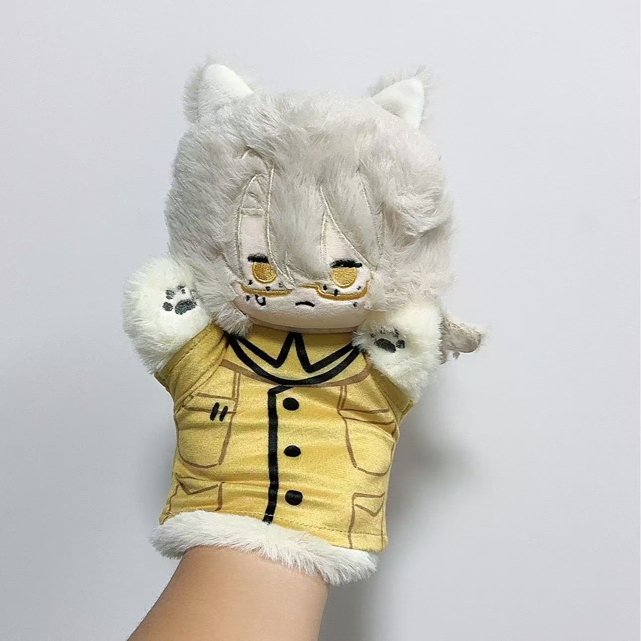 

Mystery Tale Ghost Hand Puppet Plush White Spirit Claw Stuffed Doll Cute Horror Collectible Gift for Anime Fans
