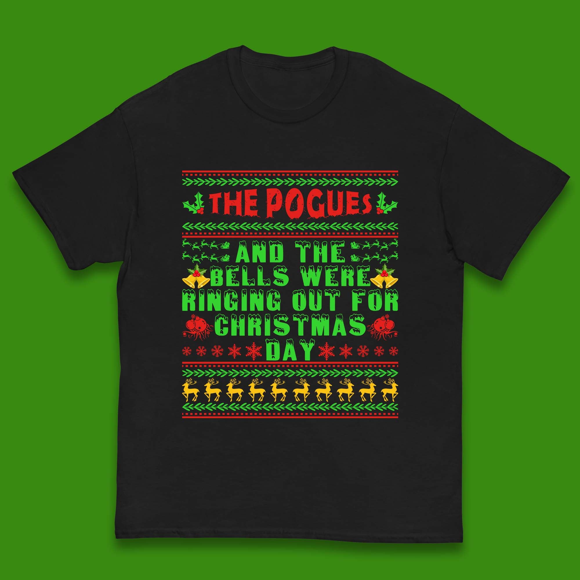 The Pogues Christmas Day Kids T-Shirt 110