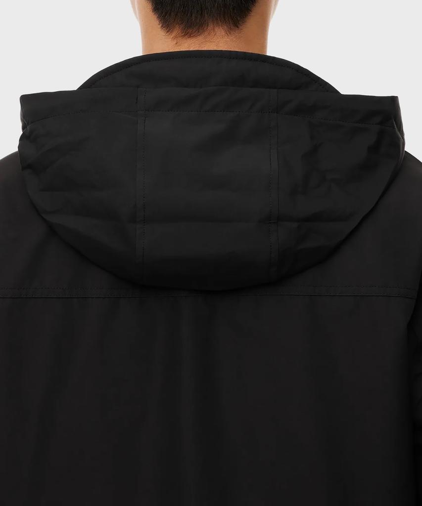 Dickies Cover Hip Hooded Padded Mix Media Jacket Black