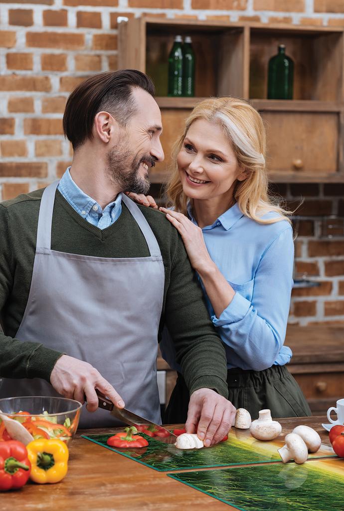 SZKLANA PŁYTA OCHRONNA NA KUCHENKĘ 90x52 WIDOK