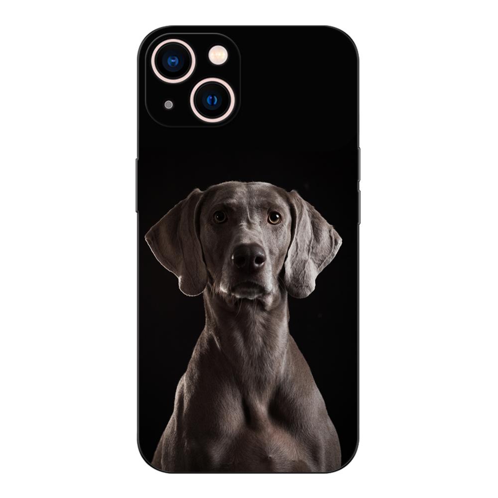 Black Tpu Case For Vivo Y1S U10 S1 2019 PRO Z3i Z1 Z1i Z1X X50 Lite X60 X70 X21S 4G 5G 2020 weimaraner