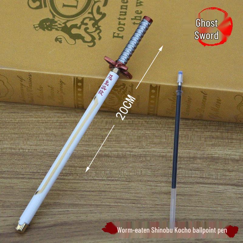 

Ручка шариковая металлическая Demon Slayer Signature - Камадо Тандзиро, Агацума Дзэницу, Водный, Насекомый и Пламенный Столпы 20CM Ballpoint Pen
