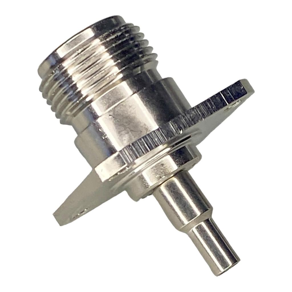 N socket for RG174 cable TO housing 4 screws