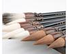 Mixed Hair Chinese Painting and Calligraphy Brush Set: Garlic Head Brush with Sheep and Wolf Hair—Large, Medium, Small for Peony and Plum Painting.