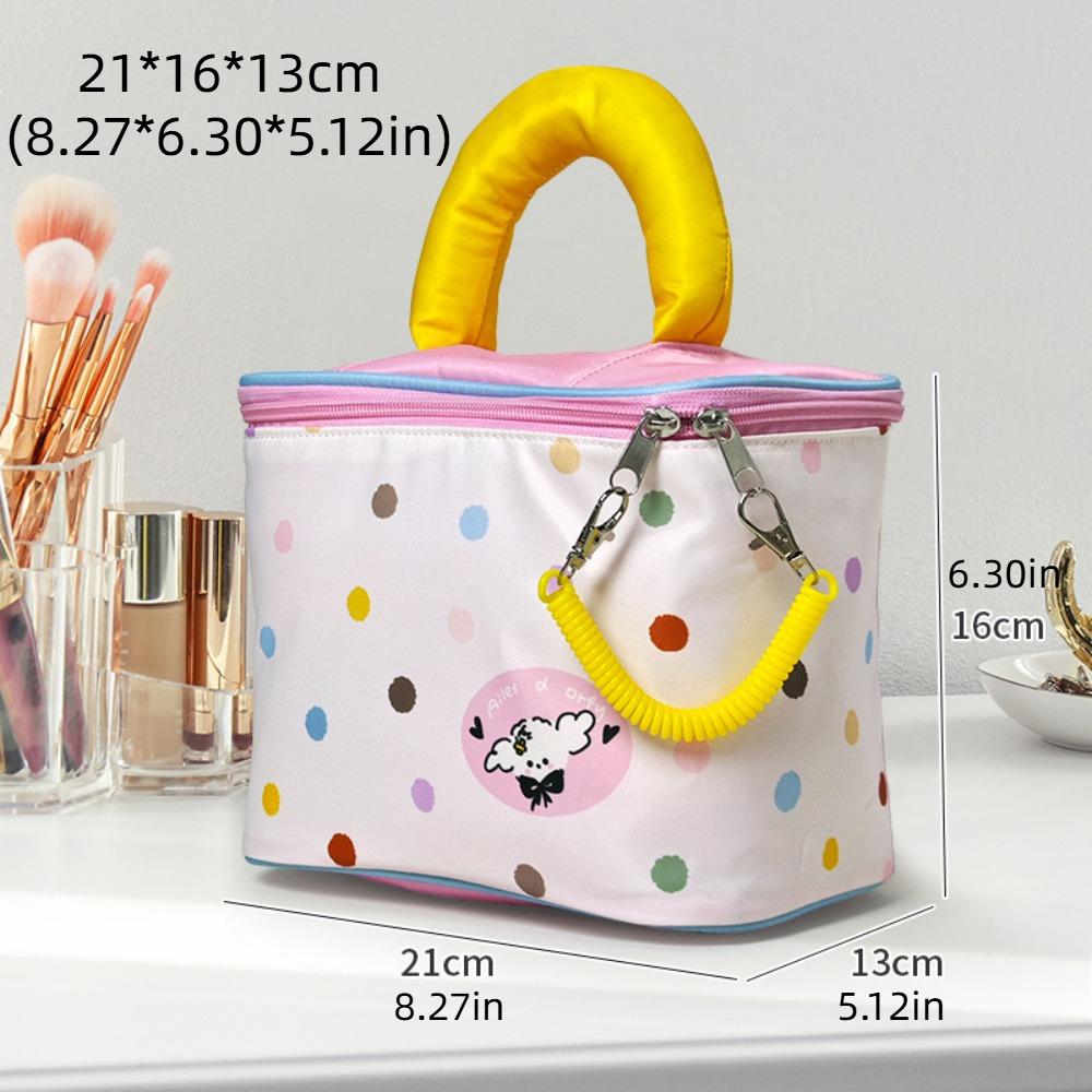 Waterproof House Shaped Cosmetic Pouch Cartoon Handbag Portable Skincare Storage Bag  Travel