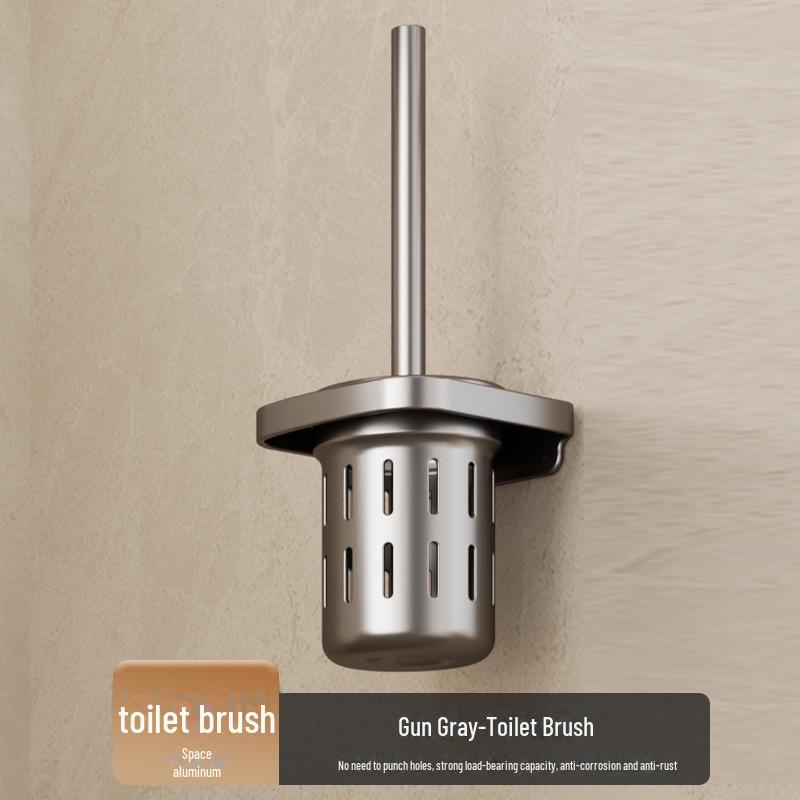 Punch-Free Bathroom Towel Rack and Shelf Kit