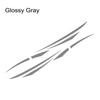 2PCS Car Door Side Skirt Stickers Stripes Styling Vinyl Decals Self-adhesive Auto Body Styling Decoration Stickers Accessories