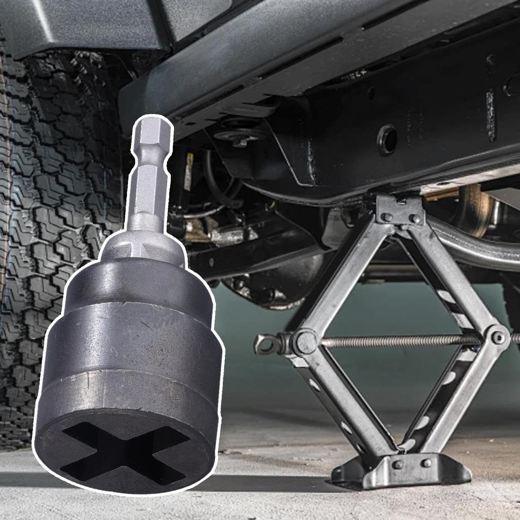 Car Jack Socket - RV Stabilizer Jack Socket, Drill Adapter