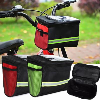 Outdoor Fahrrad Radfahren Vorderrahmen Rohrtasche Fahrrad Lenker Korb Pack Pannier
