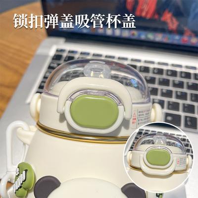 700ml Cute Panda Thermo Bottle Girl Children 316 Stainless Steel Insulated Water Bottle Student Thermos Cups Back To School Gift
