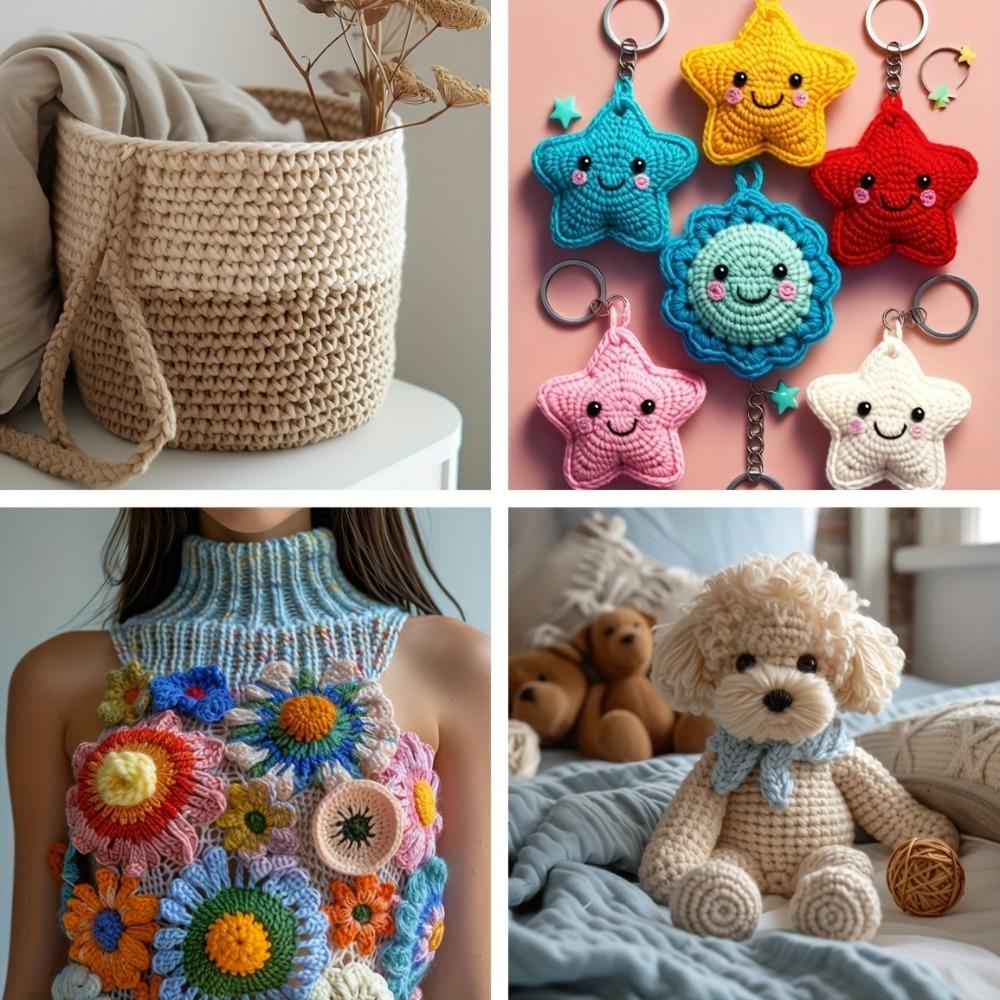 5pcs Soft Warm Acrylic Yarn 4-Ply for Diy Knitting & Crochet Projects Ideal for Blankets Sweaters Hats Scarves  Assorted Colors