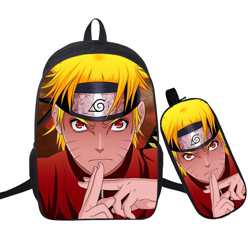 Riman 3D Digital Printing Backpack Two-piece Set Full-color Backpack Student Schoolbag