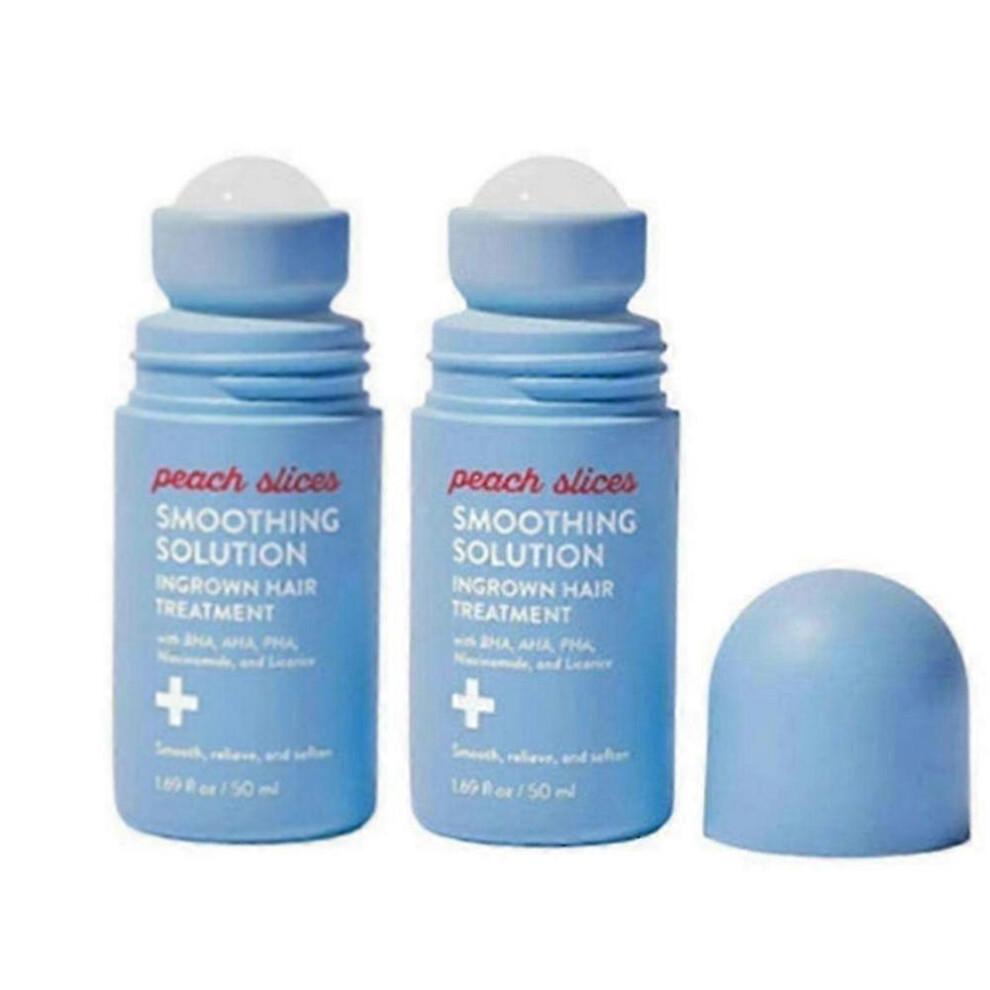 (2pcs)Soluzione Addolcente Roll-On per Trattamento Capelli Ricci, Soluzione Lisciante Trattamento Peli Incarniti, 1,69 Fl Oz