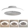 Sofucor 46 cm Samll Ceiling fan with light and Remote control – modern bladeless design for bedroom, kitchen and dining room