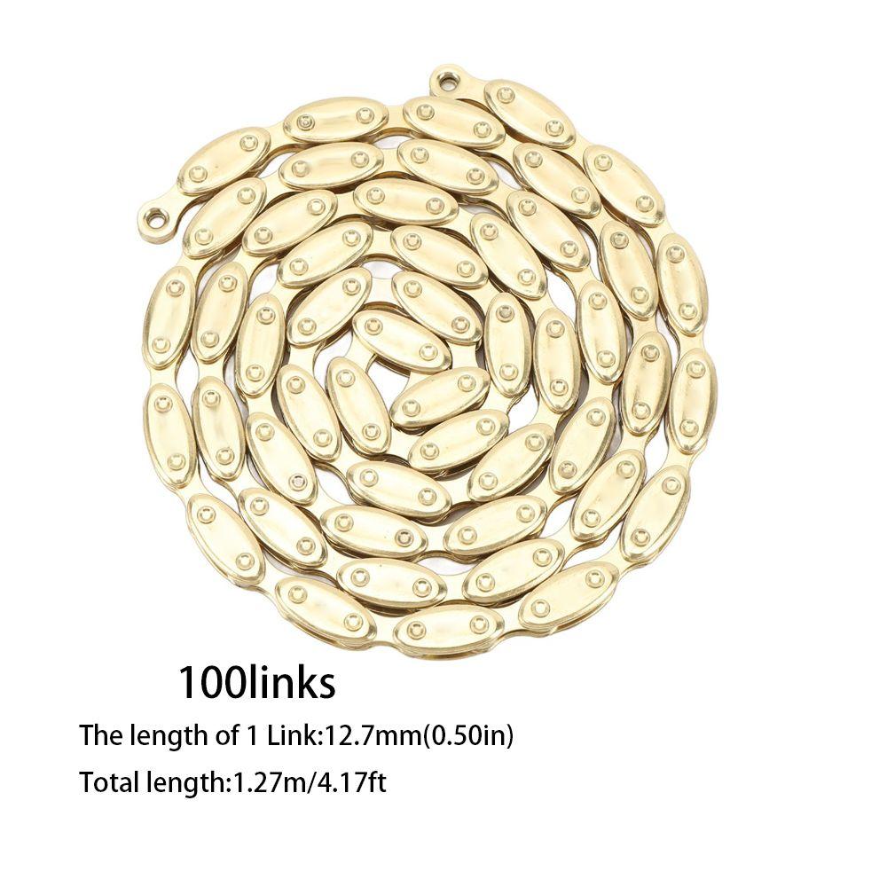100 Link Bike Chain Gold Fixed Gear Chain Durable Cycling Chain  for BMX Bikes,Fixed Gear Bikes