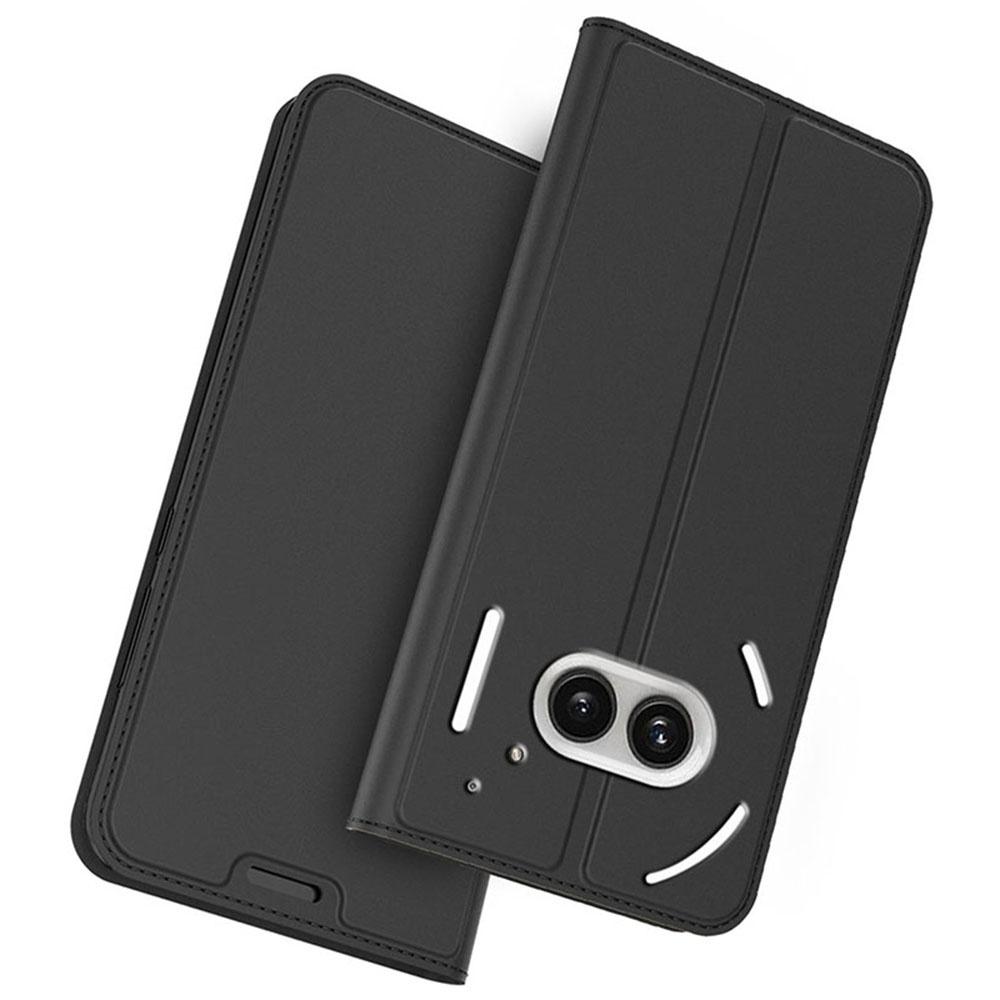 Telefon za nic (2a) Plus/Telefon (2a) Pouzdro Kožené Skládací Stojánek Kryt na Telefon Skrytá Magnetická Adsorpce