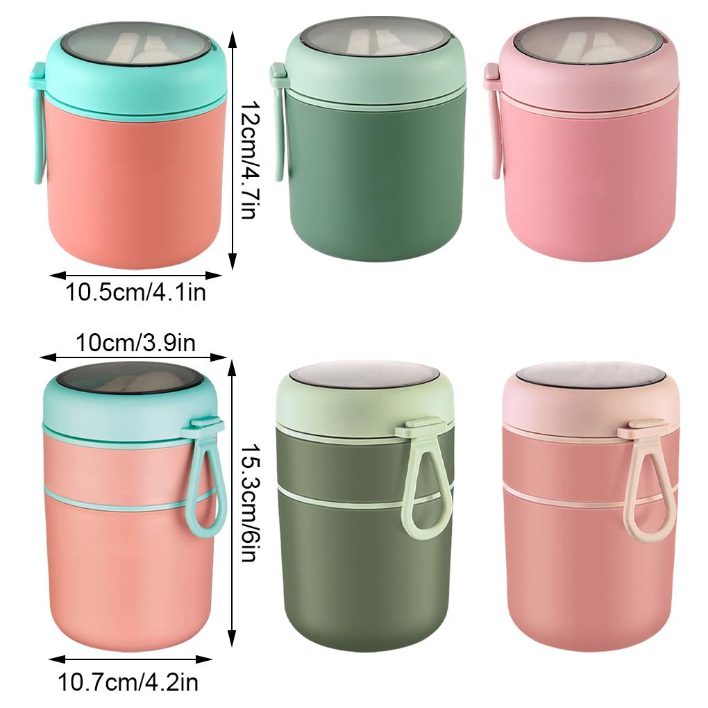 Stainless Steel Soup Flask Food Hot Anywhere Anytime Portable Soup Flasks For Hot Food Food Flask