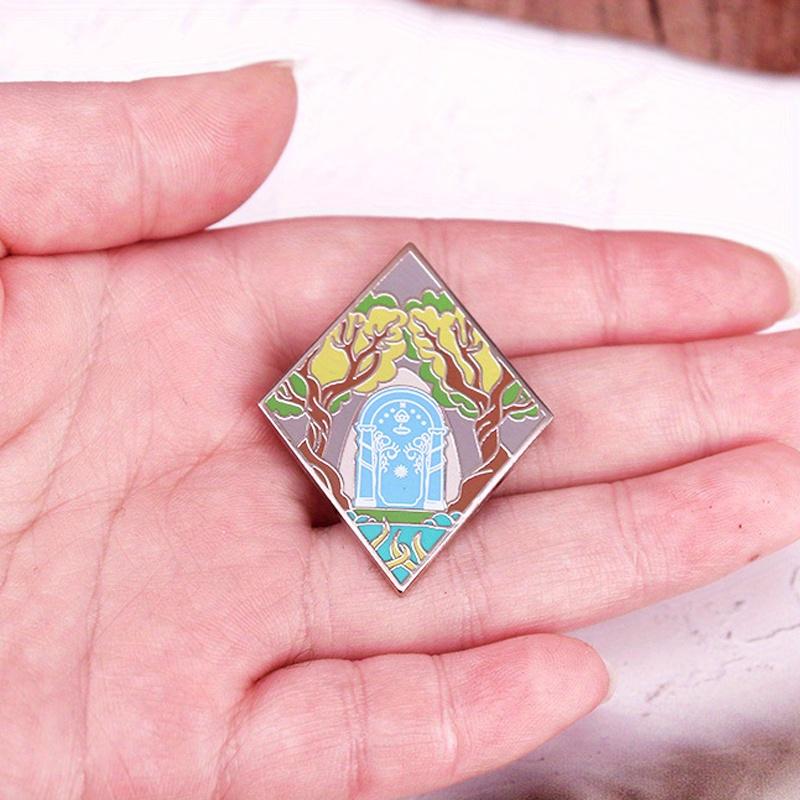 Creative Fantasy Forest Castle Enamel Pin Brooch Clothing Party Accessories Badge