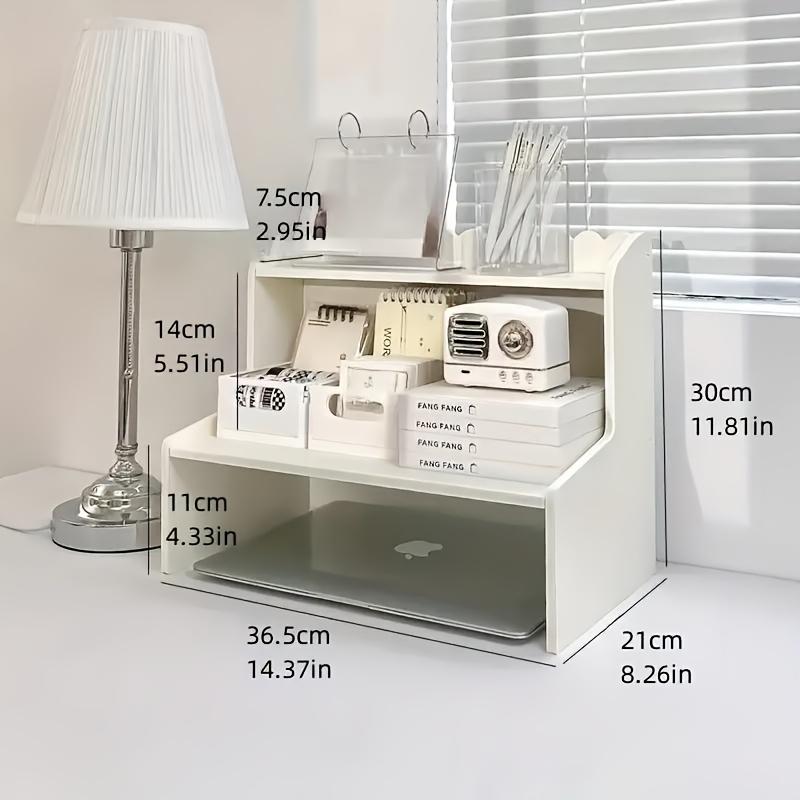 [Double-Layer Organizer]Office Cosmetics, Stationery, Books, Storage and Organizing Rack