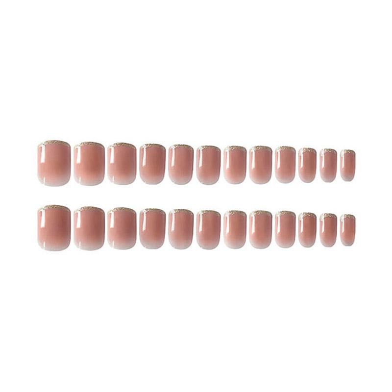 24 de bucăți unghii false micro clare drăguțe unghii false apăsați pe unghii decor artistic