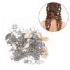 70pcs Hair Braid Rings Dreadlocks Bead Ring Fashion Hair Decoration Accessories