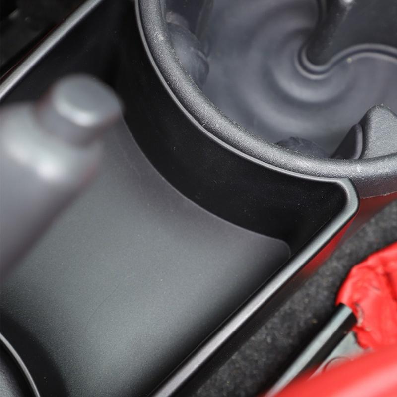 For FIAT For 500 2011-2015 Car Cup Holder Tray Car Storage Box Organizer Tray  Interior Accessories