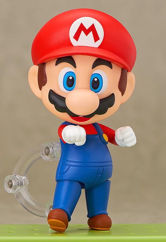 Good Smile Company Nendoroid Super Mario Mario Ikke-skala Plastikk Malt Bevegelig Figur Tredje Videresalg